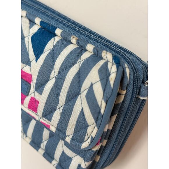 VERA BRADLEY rfid wallet on chain crossbody wallet mini purse bag - Picture 4 of 7
